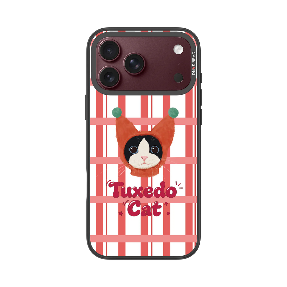Tuxedo Cat Snap-On Phone Case — iPhone 18 Pro Max — Complete Case Set