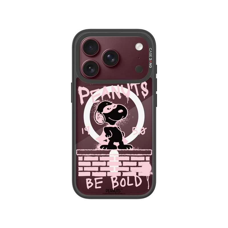 Be Bold Snoopy Snap-On Phone Case — iPhone 18 Pro — Complete Case Set