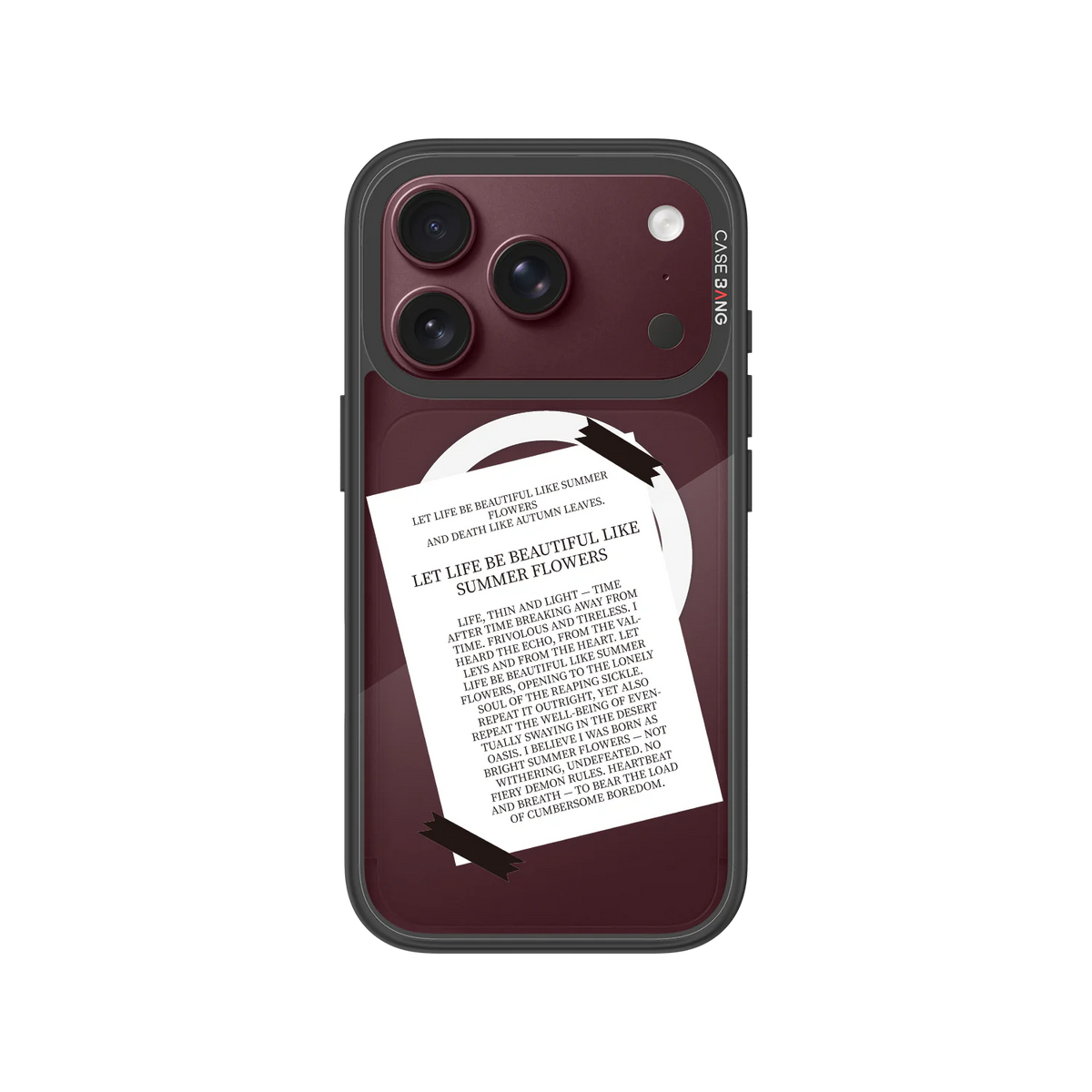 Letters to Life Snap-On Phone Case — iPhone 18 Pro — Complete Case Set
