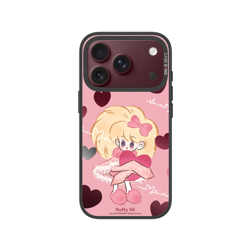 Pink Heart Hug Snap-On Phone Case — iPhone 18 Pro — Complete Case Set