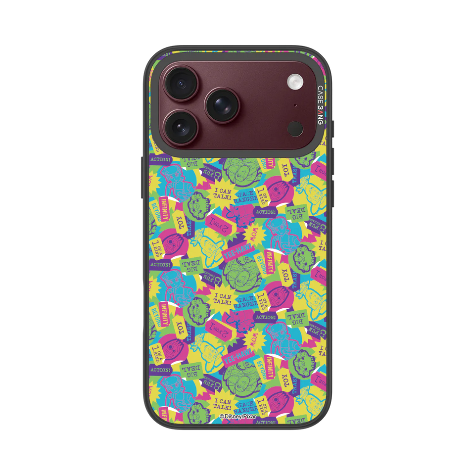 Retro Toy Pattern Snap-On Phone Case — iPhone 18 Pro Max — Complete Case Set