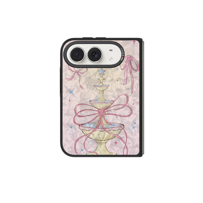 Fountain Bow Snap-On Phone Case — iPhone Duo — Complete Case Set