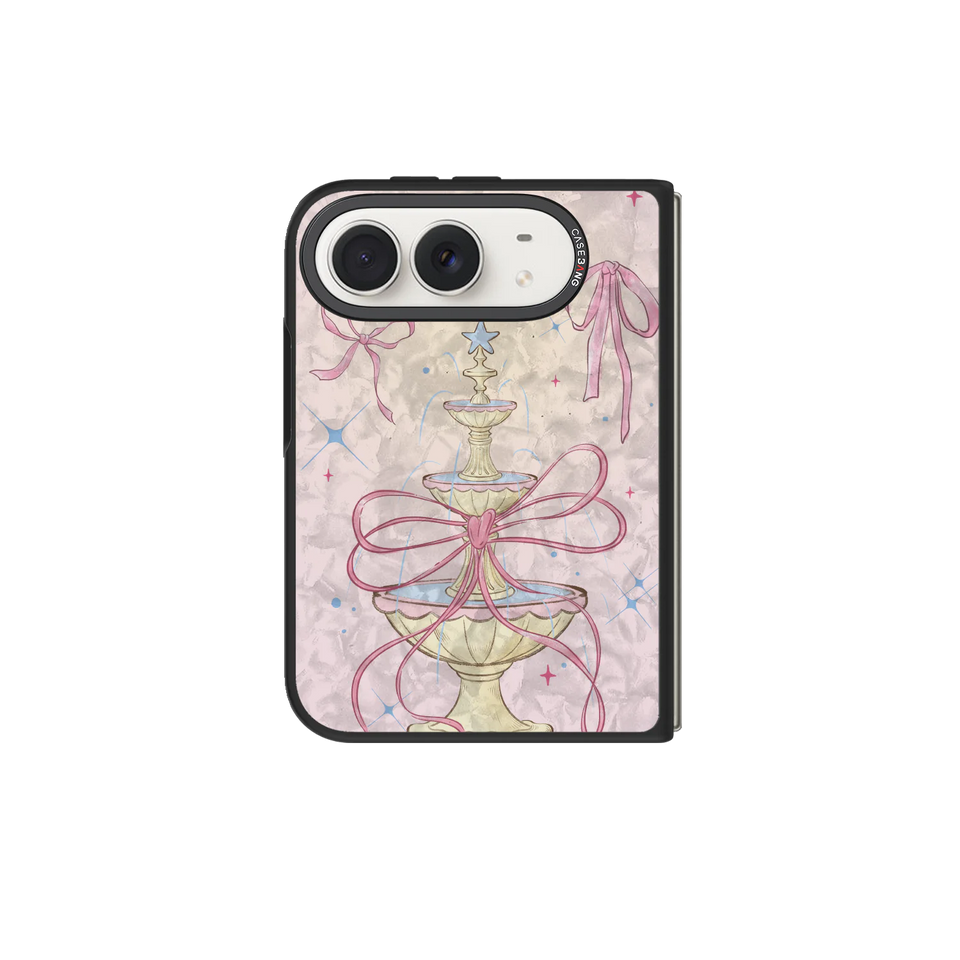 Fountain Bow Snap-On Phone Case — iPhone Duo — Complete Case Set