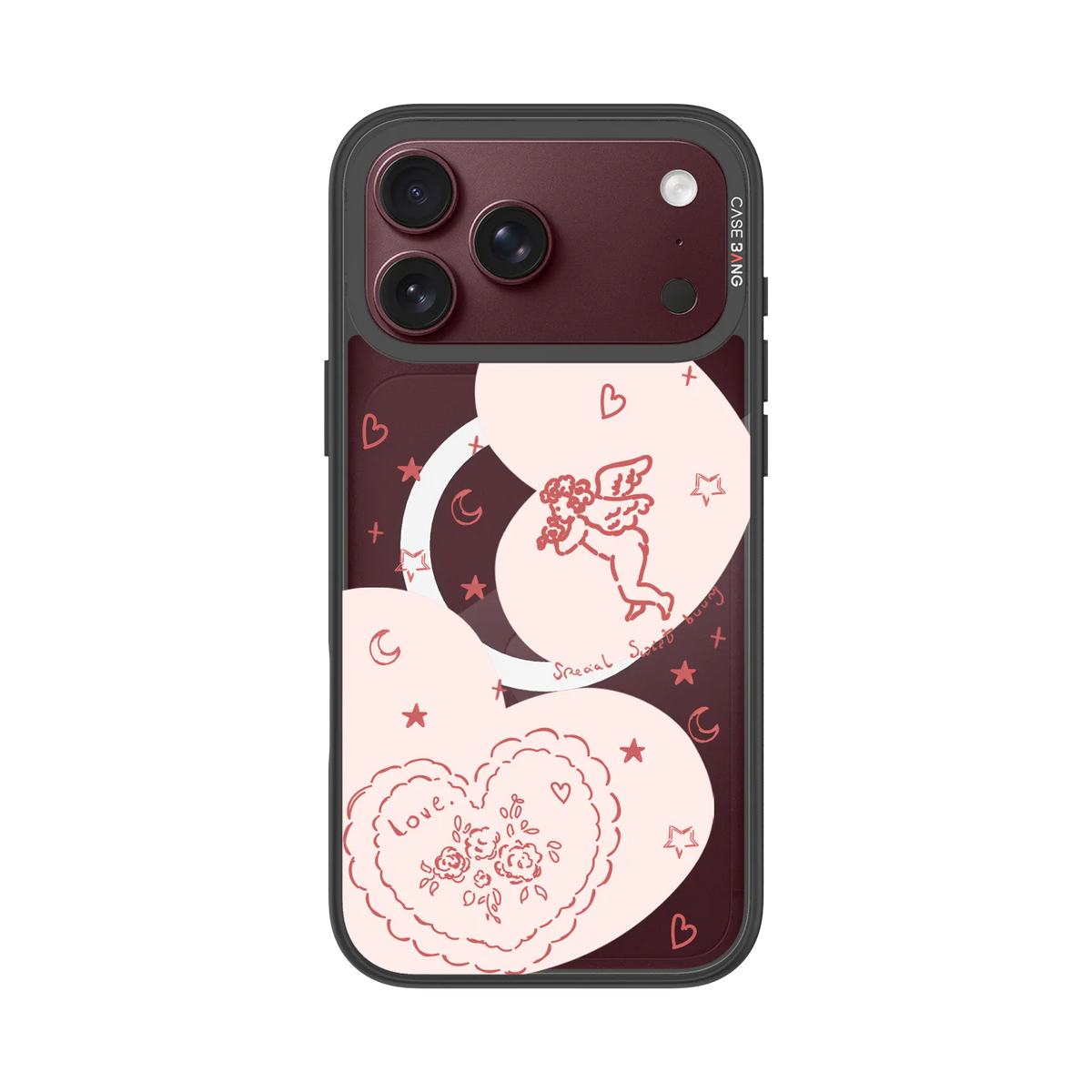 Heart Signal Snap-On Case — iPhone 18 Pro Max — Complete Case Set
