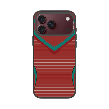 Red-Green Strikers Snap-On Phone Case — iPhone 18 Pro Max — Complete Case Set