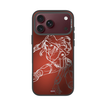 Black Widow Snap-On Phone Case — iPhone 18 Pro Max — Complete Case Set