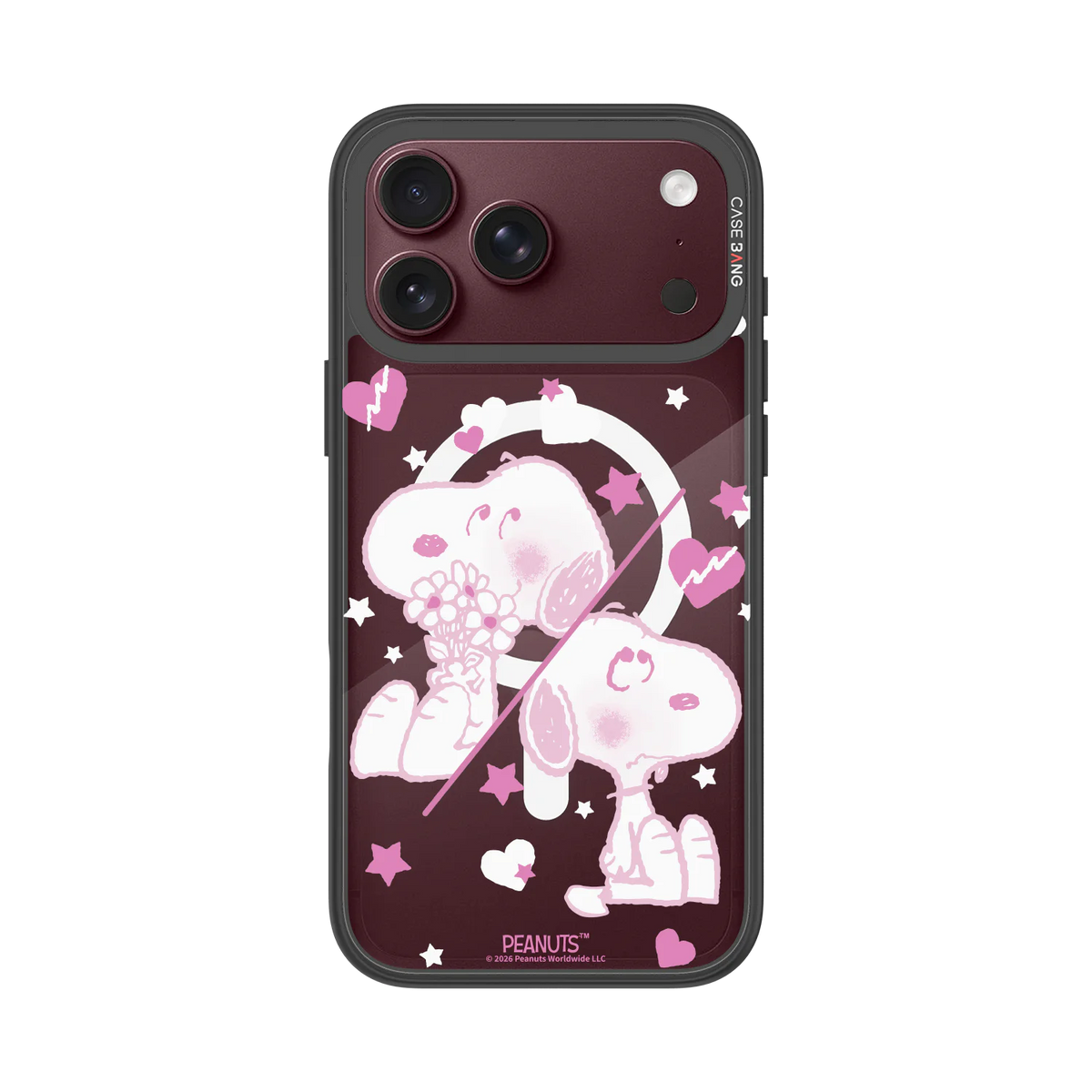 Romantic Snoopy Snap-On Phone Case — iPhone 18 Pro Max — Complete Case Set