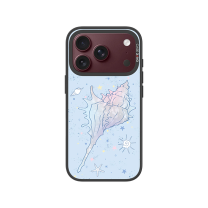 Spiral Conch Snap-On Phone Case — iPhone 18 Pro — Complete Case Set