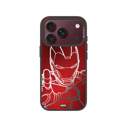 Iron Man Snap-On Phone Case — iPhone 18 Pro — Complete Case Set