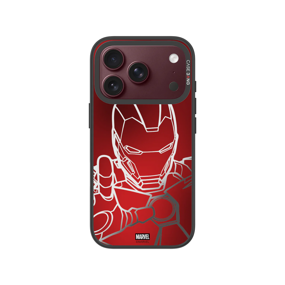 Iron Man Snap-On Phone Case — iPhone 18 Pro — Complete Case Set