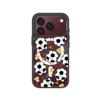 Vibrant Football Snap-On Phone Case — iPhone 18 Pro — Complete Case Set