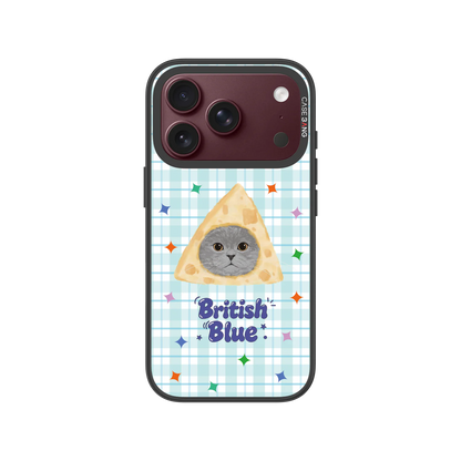British Blue Snap-On Phone Case — iPhone 18 Pro — Complete Case Set