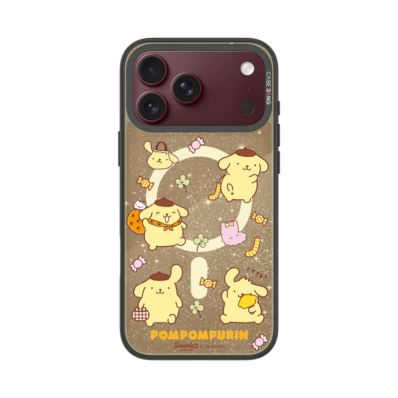 Happy Pompom Snap-On Phone Case — iPhone 18 Pro Max — Complete Case Set