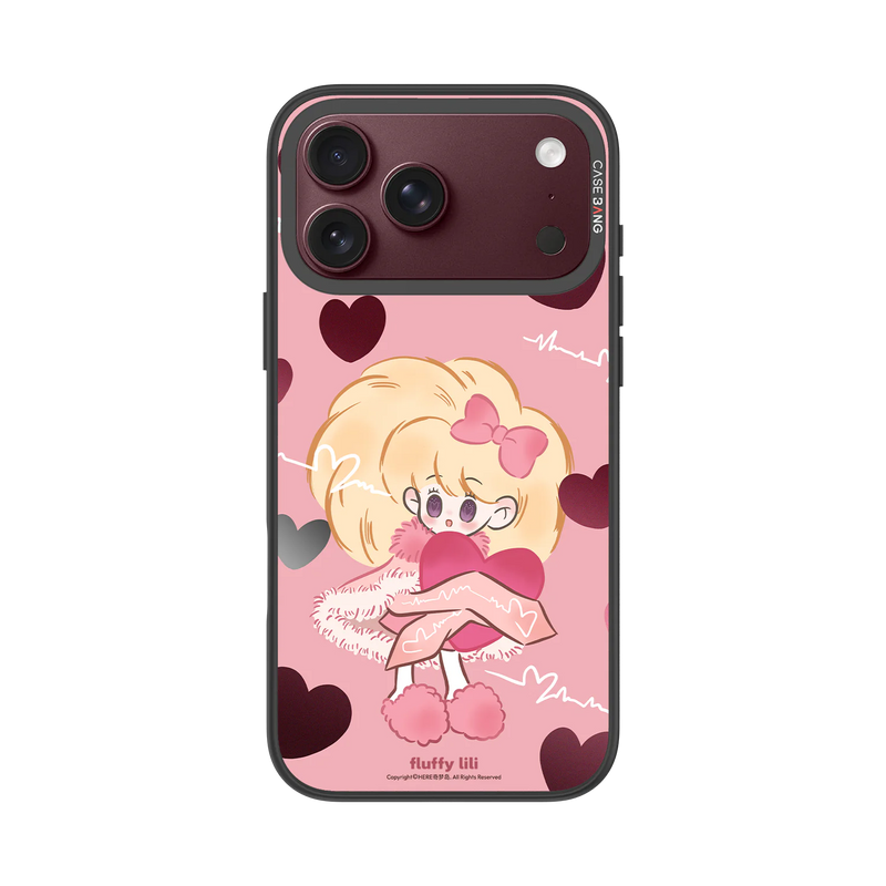 Pink Heart Hug Snap-On Phone Case — iPhone 18 Pro Max — Complete Case Set
