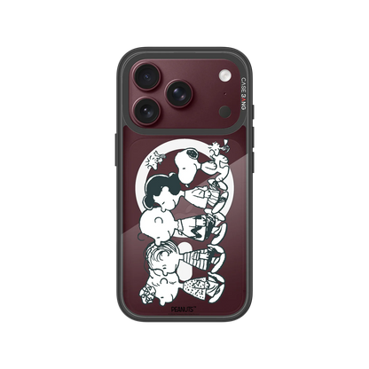 Snoopy Friends Sketch Snap-On Cover — iPhone 18 Pro — Complete Case Set