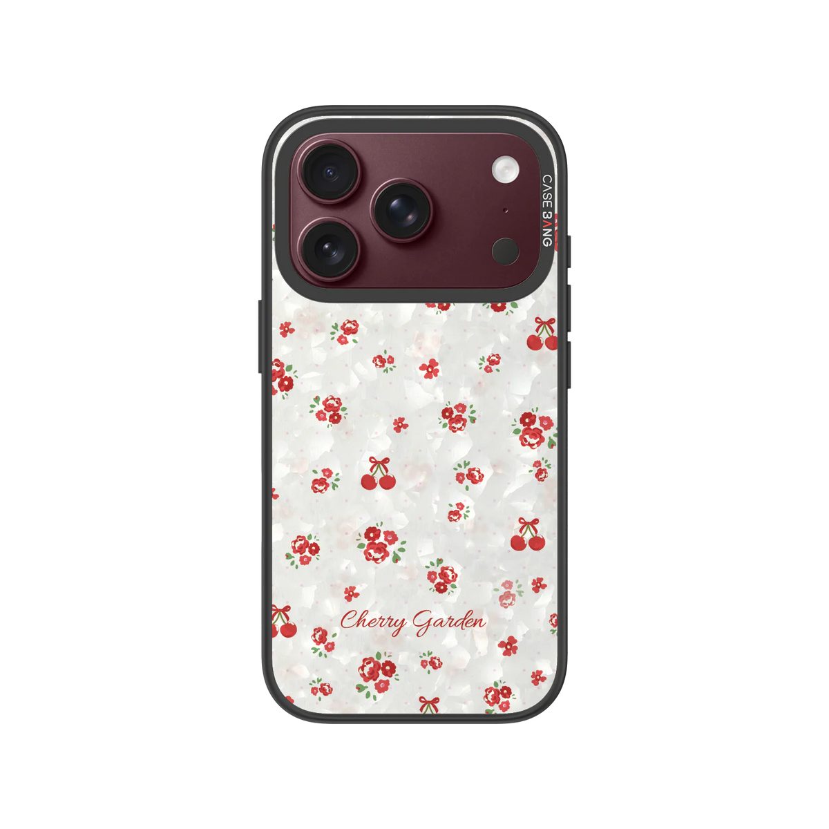Cherry Garden Snap-On Phone Case — iPhone 18 Pro — Complete Case Set