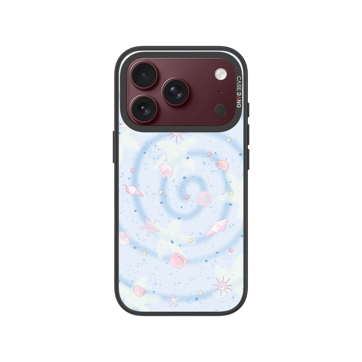 Swirly Shells Snap-On Phone Case — iPhone 18 Pro — Complete Case Set