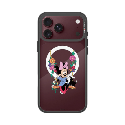 Floral Minnie Snap-On Phone Case — iPhone 18 Pro Max — Complete Case Set