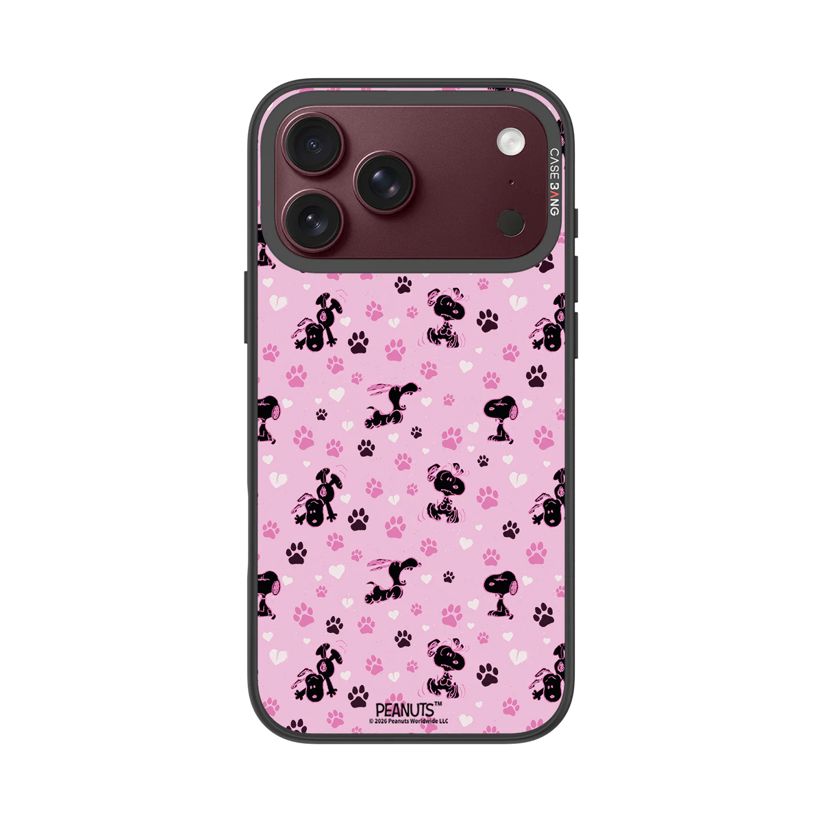 Snoopy Paw Prints Snap-On Phone Case — iPhone 18 Pro Max — Complete Case Set