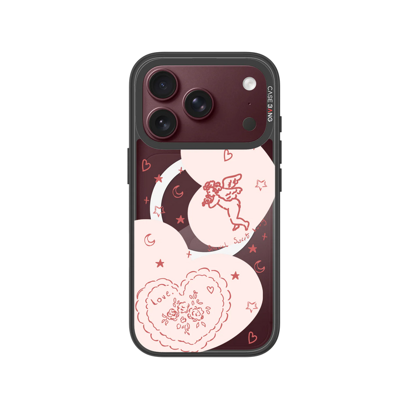 Heart Signal Snap-On Case — iPhone 18 Pro — Complete Case Set