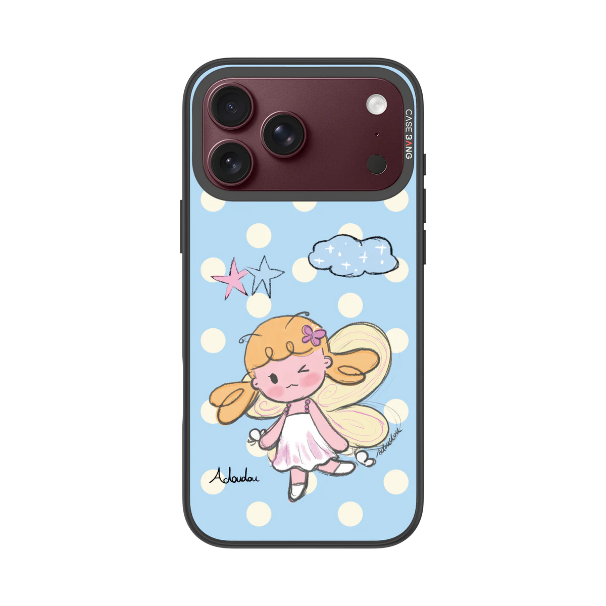 Sky Girl Snap-On Phone Case — iPhone 18 Pro Max — Complete Case Set