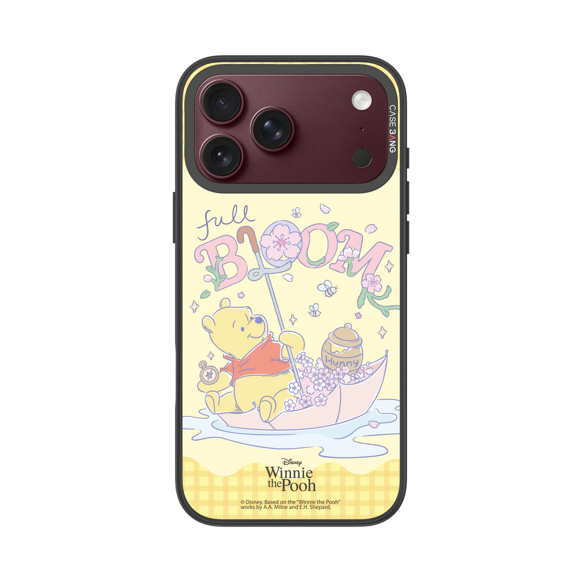 Pooh's Umbrella Flower Snap-On Phone Case — iPhone 18 Pro Max — Complete Case Set