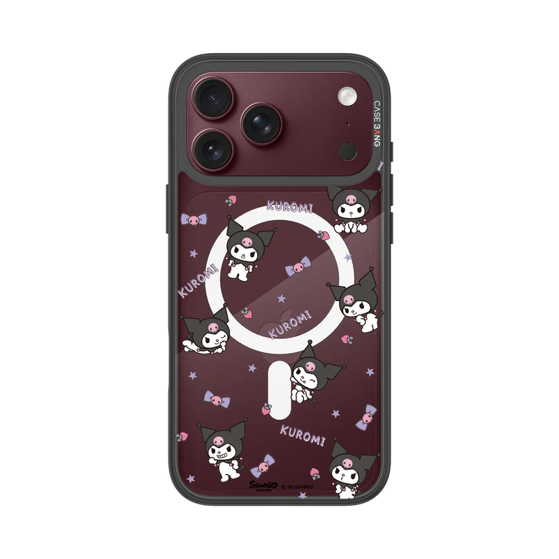 Kuromi Confetti Snap-On Phone Case — iPhone 18 Pro Max — Complete Case Set