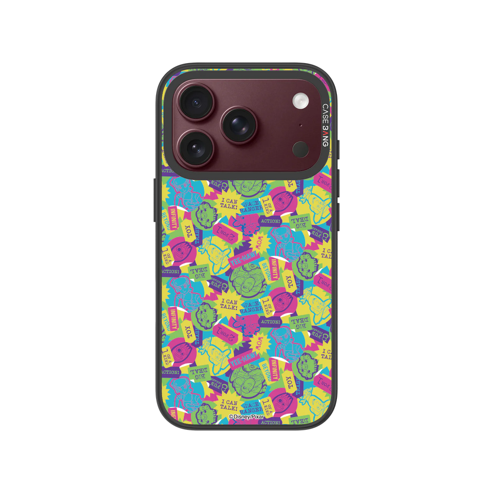 Retro Toy Pattern Snap-On Phone Case — iPhone 18 Pro — Complete Case Set