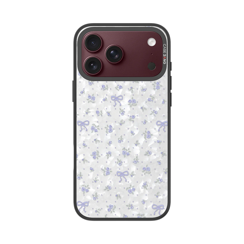 Blue Flower Snap-On Phone Case — iPhone 18 Pro Max — Complete Case Set