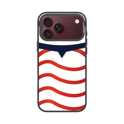 Red-White Dream Chasers Snap-On Phone Case — iPhone 18 Pro Max — Complete Case Set