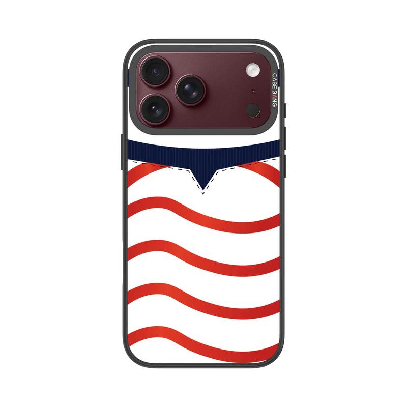 Red-White Dream Chasers Snap-On Phone Case — iPhone 18 Pro Max — Complete Case Set