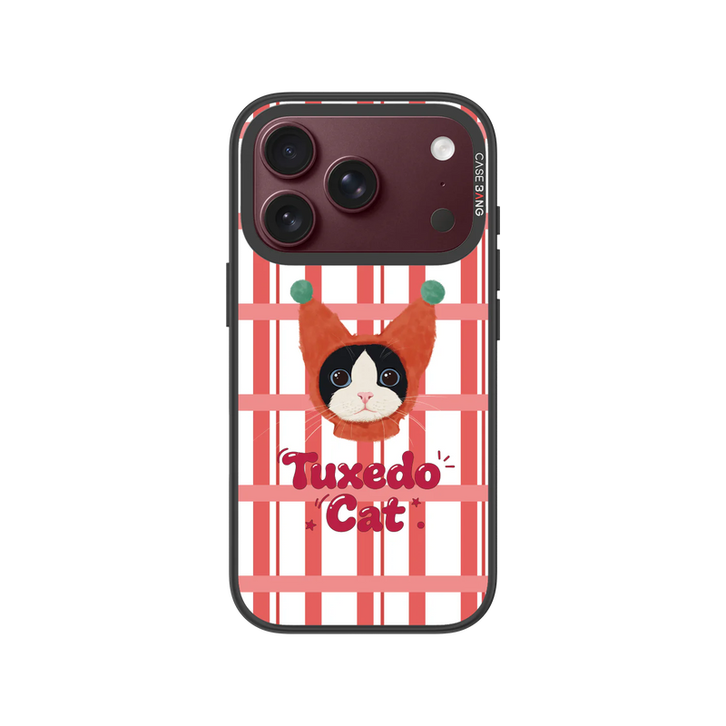 Tuxedo Cat Snap-On Phone Case — iPhone 18 Pro — Complete Case Set