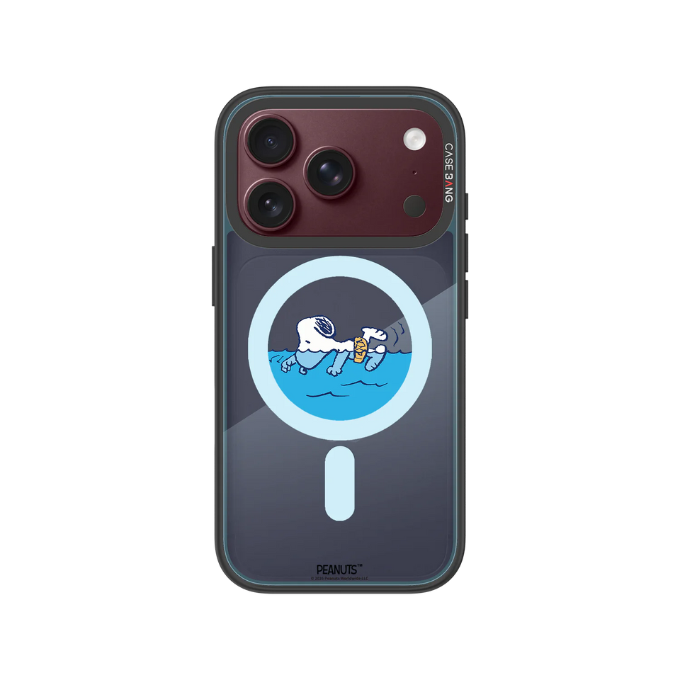 Snoopy Swim Time Snap-On Cover — iPhone 18 Pro — Complete Case Set
