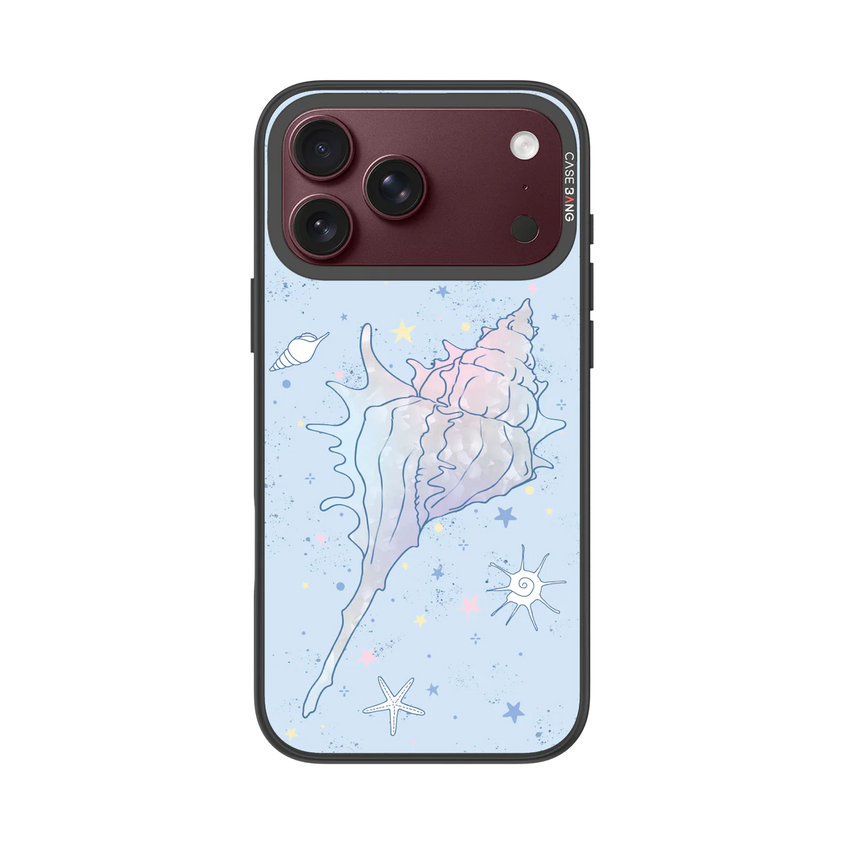 Spiral Conch Snap-On Phone Case — iPhone 18 Pro Max — Complete Case Set
