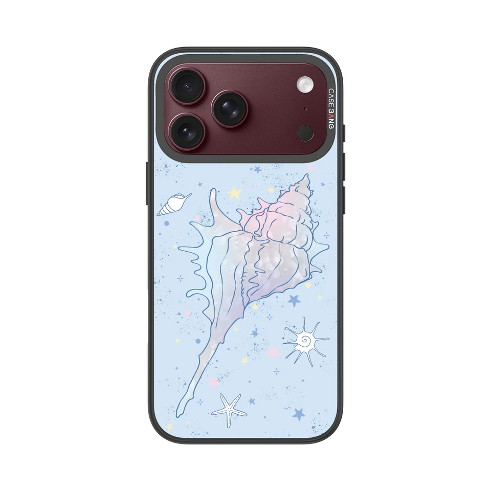 Spiral Conch Snap-On Phone Case — iPhone 18 Pro Max — Complete Case Set
