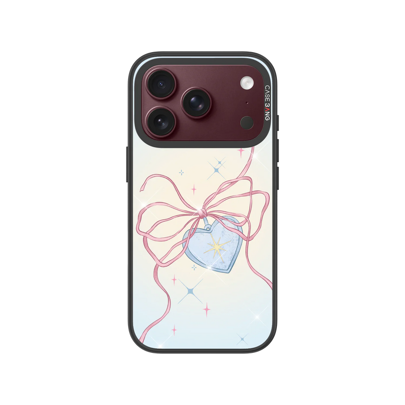 Diamond Bow Snap-On Phone Case — iPhone 18 Pro — Complete Case Set
