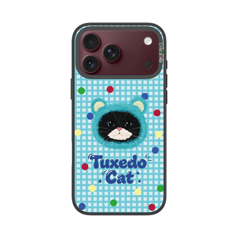 Dotty Tuxedo Snap-On Phone Case — iPhone 18 Pro Max — Complete Case Set