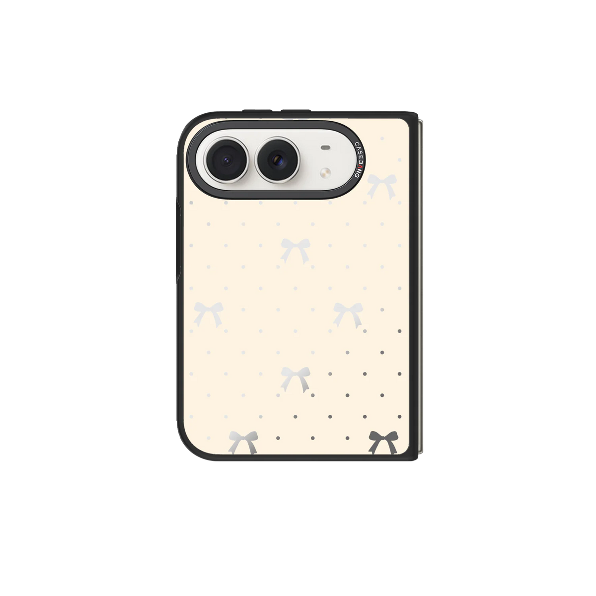 Milkshake White Bow Snap-On Case — iPhone Duo — Complete Case Set
