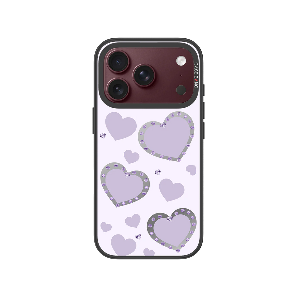 Soft Hearts Snap-On Phone Case — iPhone 18 Pro — Complete Case Set