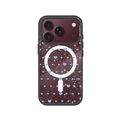 Blue Heart Snap-On Phone Case — iPhone 18 Pro — Complete Case Set