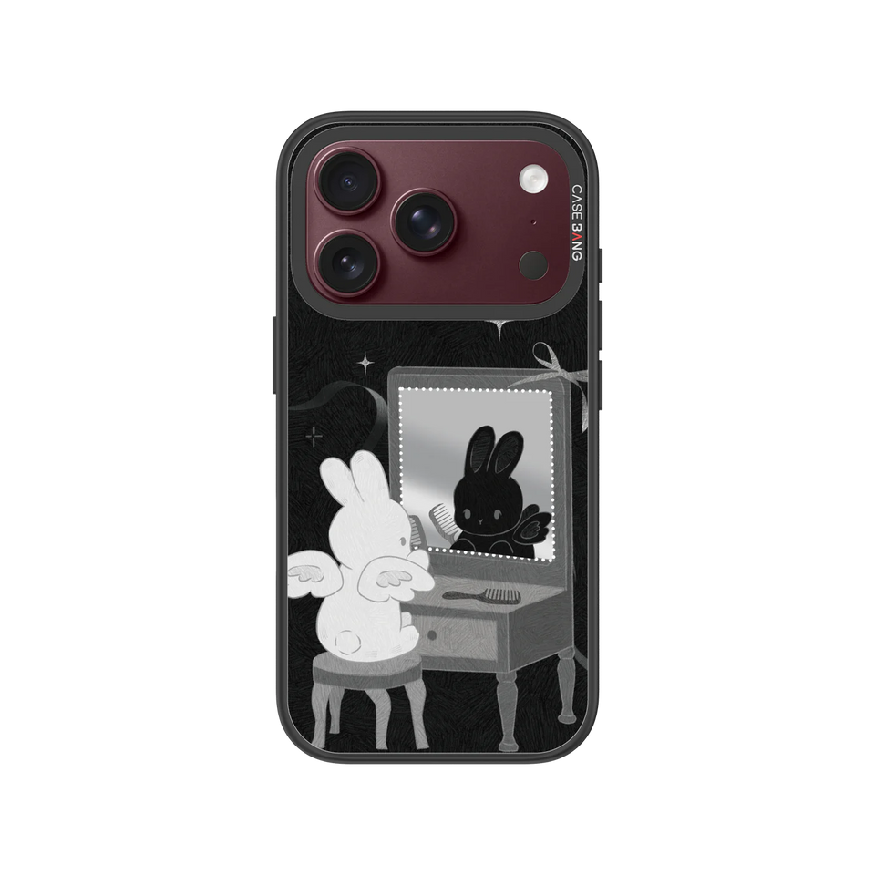 Mirror Angel Snap-On Phone Case — iPhone 18 Pro — Complete Case Set