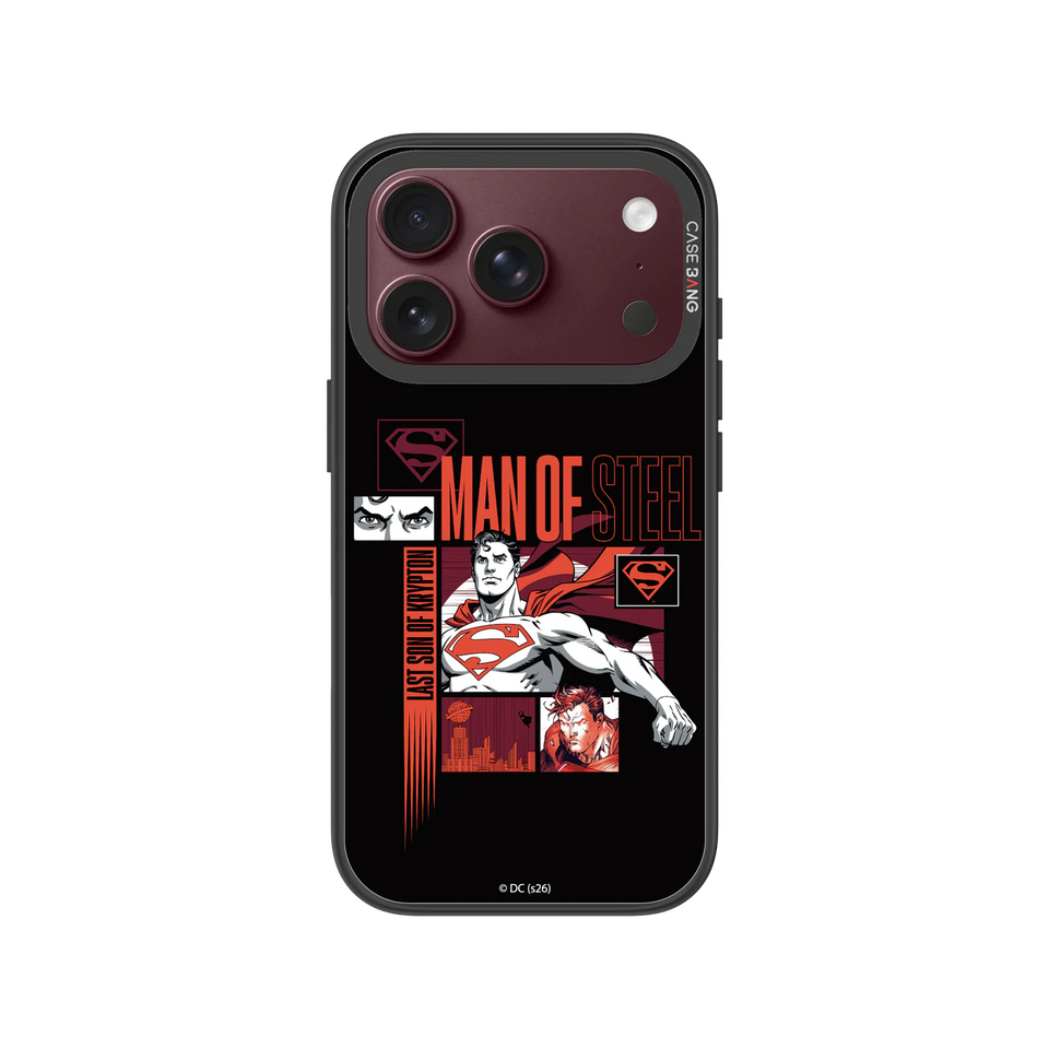 Man of Steel Snap-On Phone Case — iPhone 18 Pro — Complete Case Set