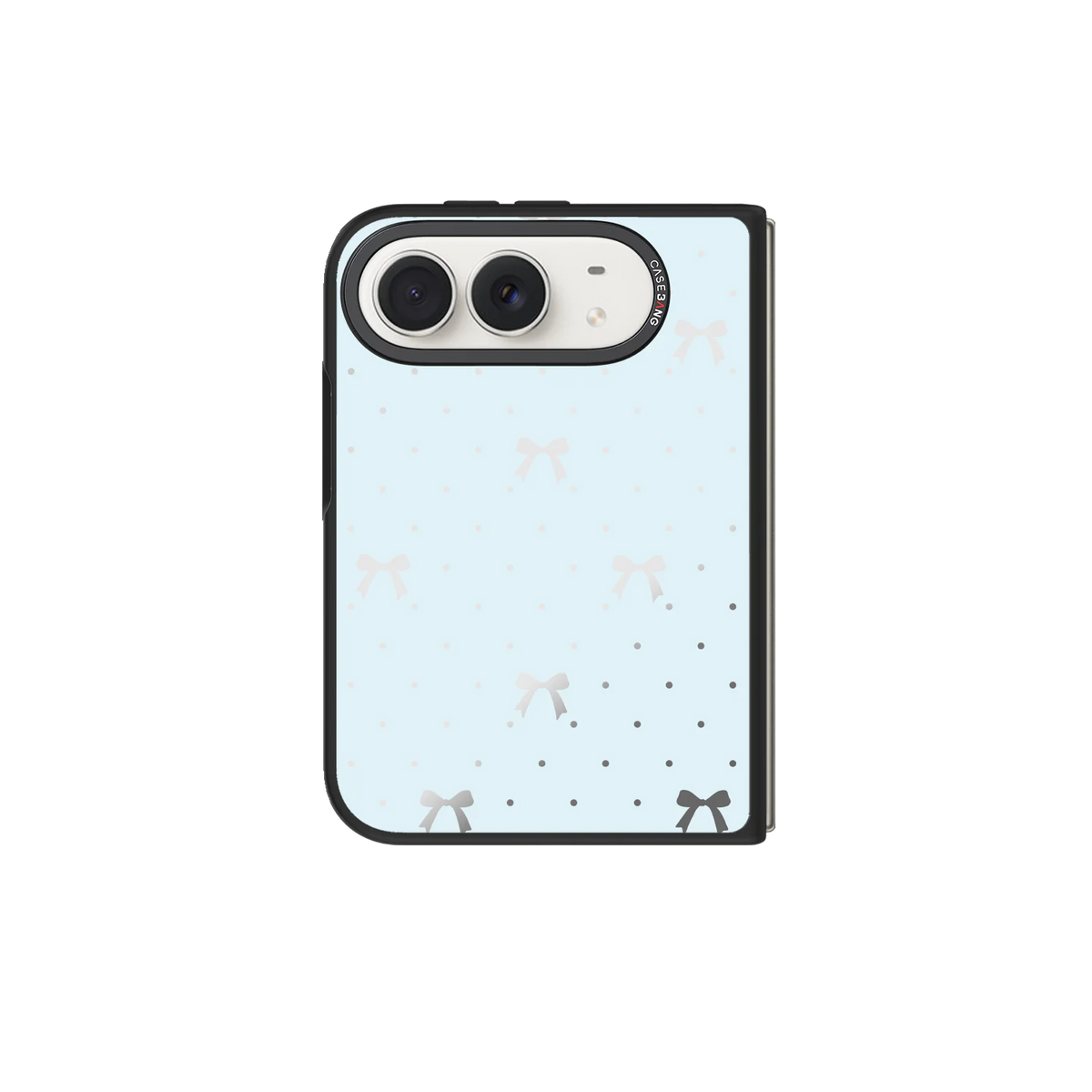 Sea Salt Blue Bow Snap-On Case — iPhone Duo — Complete Case Set