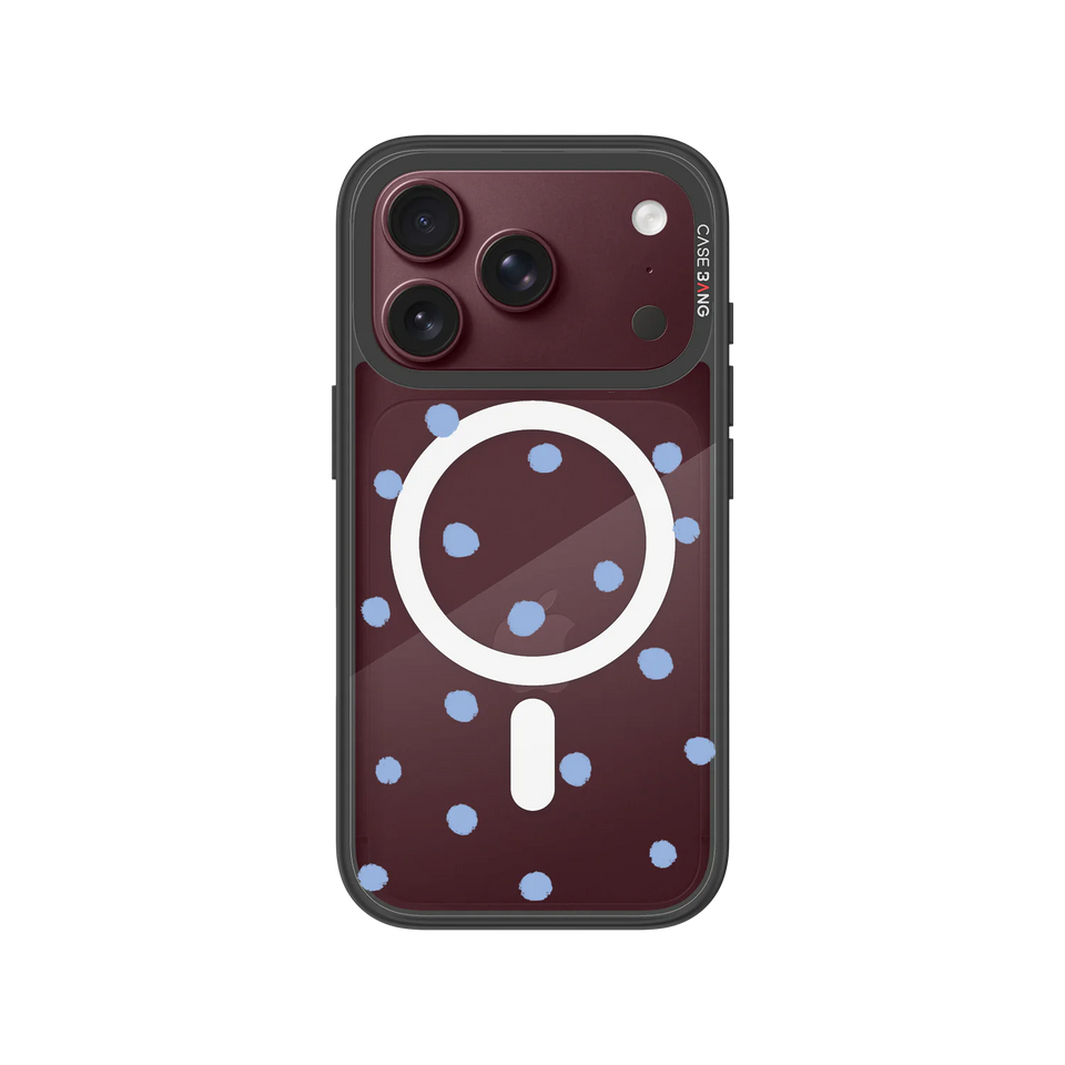 Blue Dot Snap-On Phone Case — iPhone 18 Pro — Complete Case Set