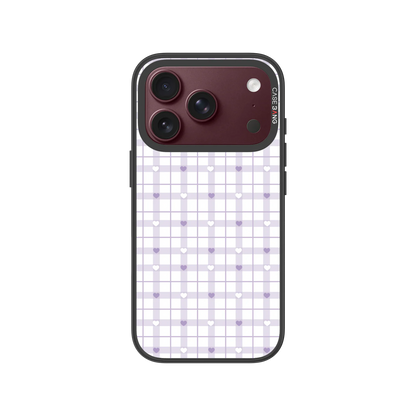 Checker Hearts Snap-On Phone Case — iPhone 18 Pro — Complete Case Set
