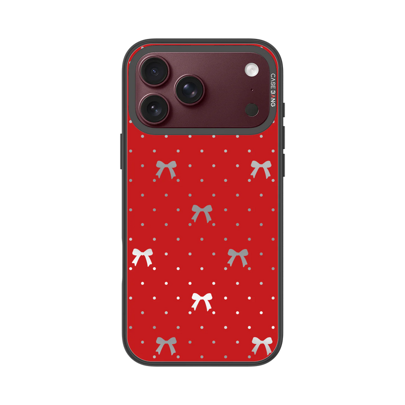 Classic Red Bow Snap-On Case — iPhone 18 Pro Max — Complete Case Set