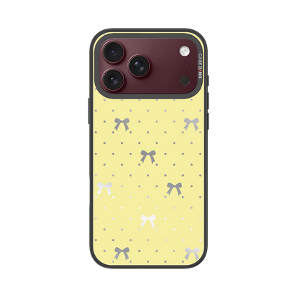 Lemon Yellow Bow Snap-On Case — iPhone 18 Pro Max — Complete Case Set