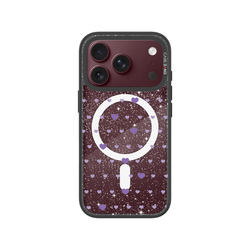 Heart Matrix Snap-On Phone Case — iPhone 18 Pro — Complete Case Set