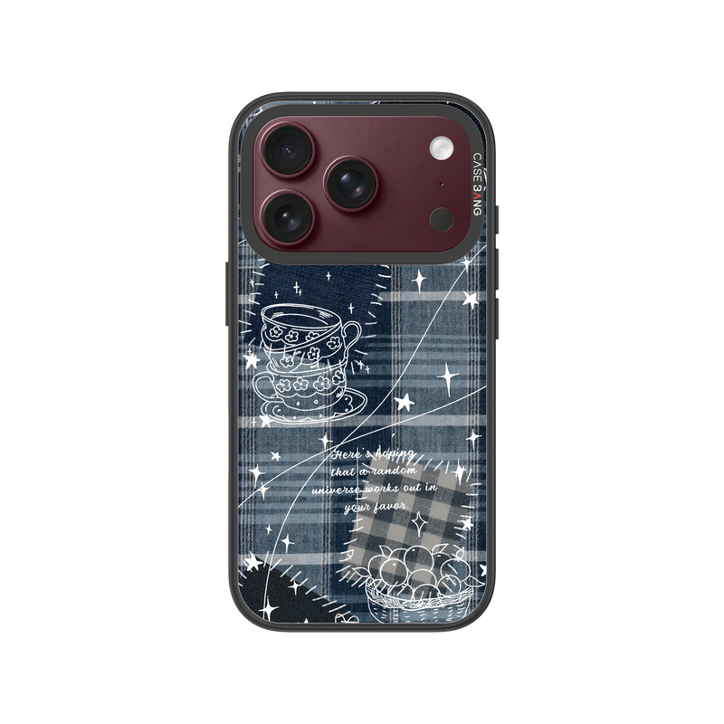 Denim Graffiti Snap-On Phone Case — iPhone 18 Pro — Complete Case Set