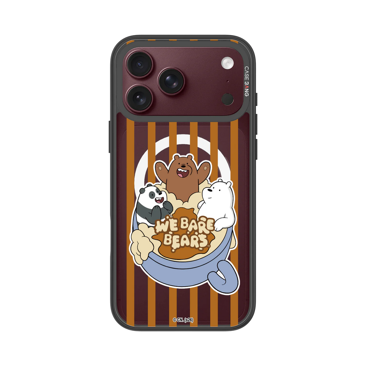 Cup Bear Snap-On Phone Case — iPhone 18 Pro Max — Complete Case Set